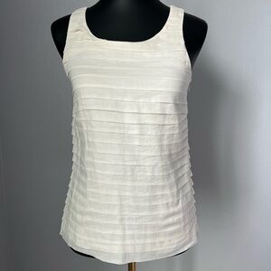 J. Crew pleated cotton tank top
